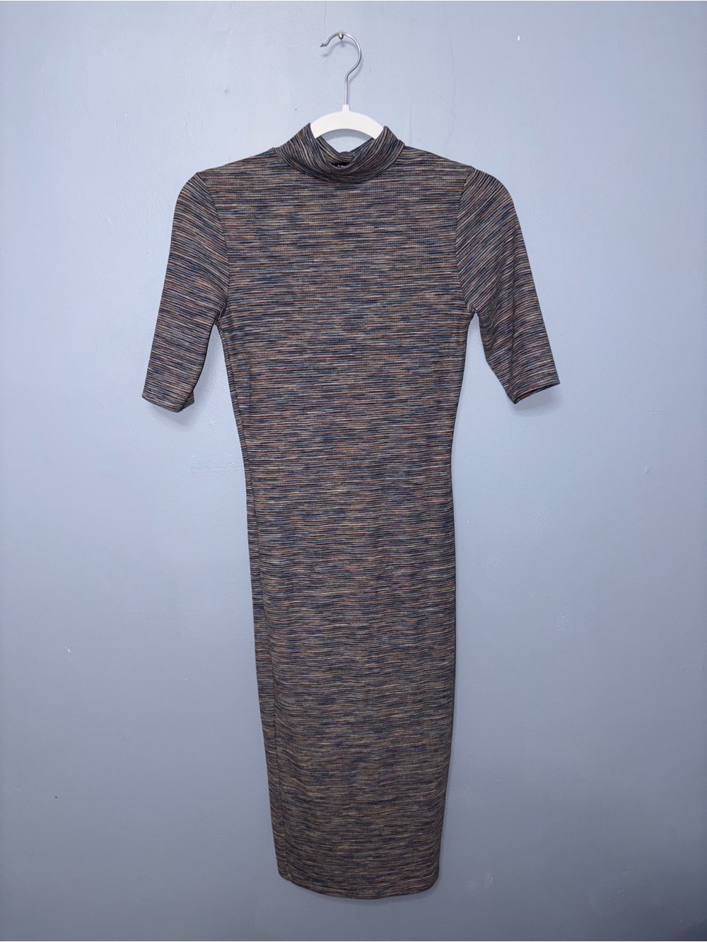 Amisu • Printed Turtleneck Dress (NWT)
